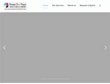Tablet Screenshot of georgianbayprinters.com